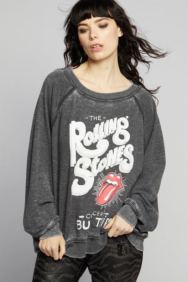Recycled Karma The Rolling Stones Bus Trip RSM Oversized Sweatshirt