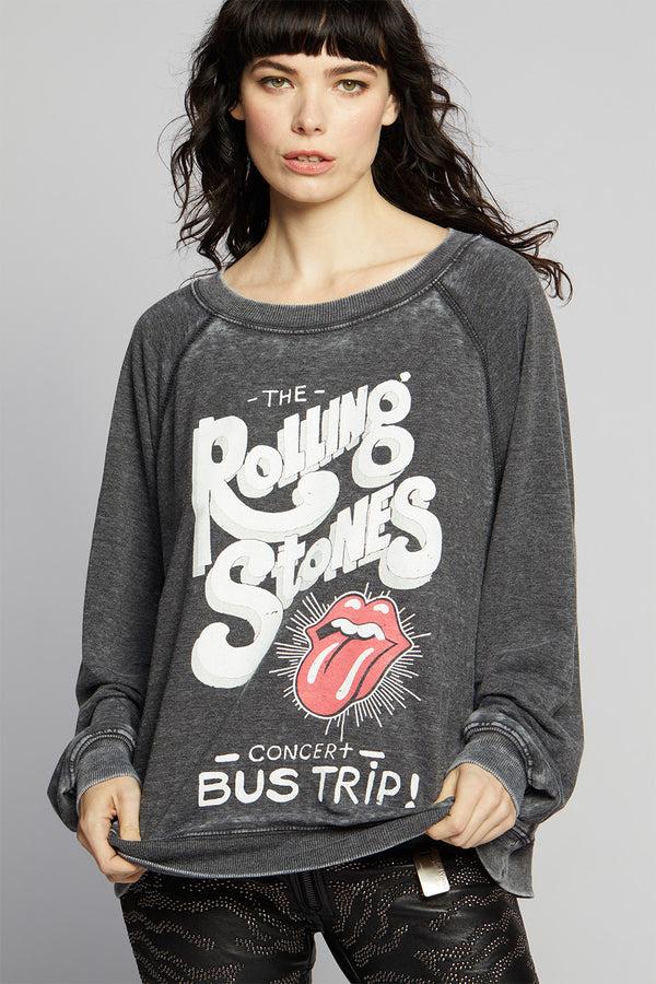 Recycled Karma The Rolling Stones Bus Trip RSM Oversized Sweatshirt
