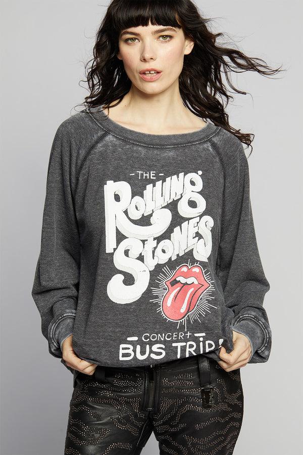 recycled karma The Rolling Stones Bus Trip RSM Oversized Sweatshirt