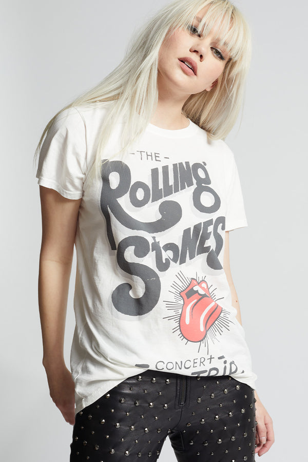 recycled karma The Rolling Stones Bus Trip Unisex Vintage Graphic Tee