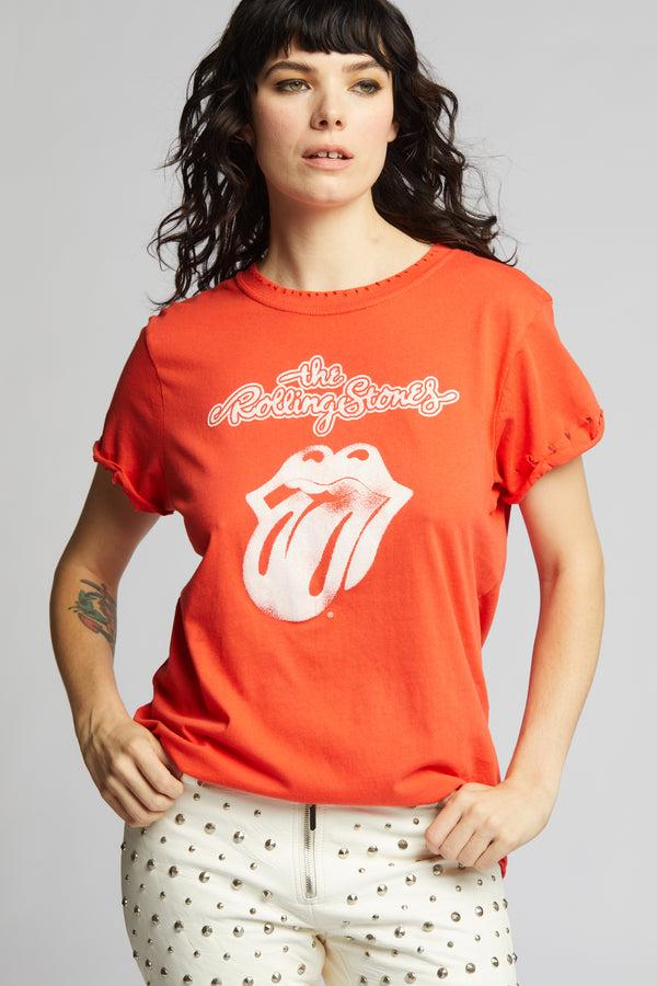 recycled karma The Rolling Stones Classic Band Logo Graphic Tee