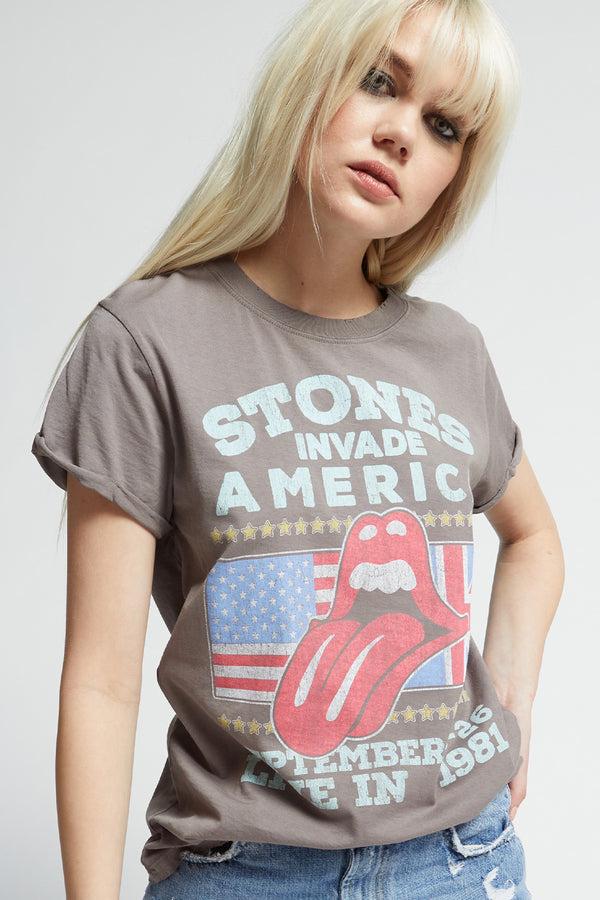 Recycled Karma The Rolling Stones Invade America Retro Concert Tee