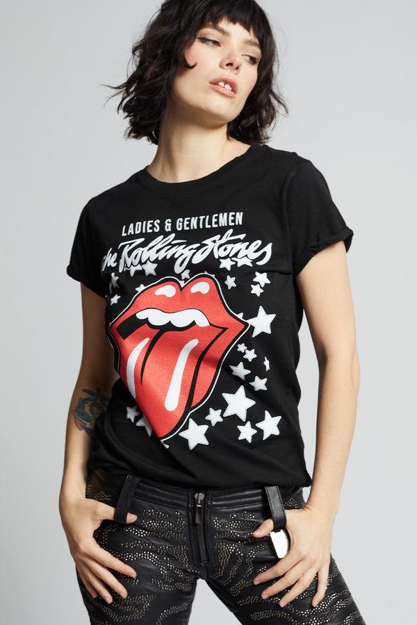 Recycled Karma The Rolling Stones Ladies And Gentlemen Black Graphic Tee