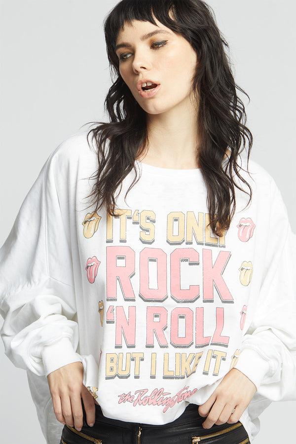 Recycled Karma The Rolling Stones Only Rock N Roll Sweatshirt