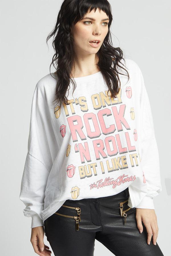 Recycled Karma The Rolling Stones Only Rock N Roll Sweatshirt