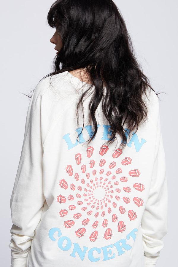 Recycled Karma The Rolling Stones Oversized Vintage Concert Sweatshirt