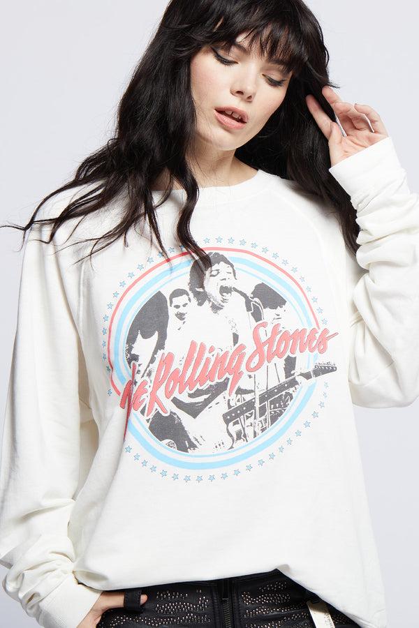 Recycled Karma The Rolling Stones Oversized Vintage Concert Sweatshirt