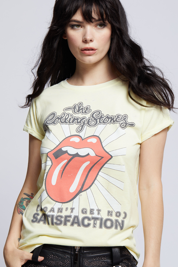 Recycled Karma The Rolling Stones Satisfaction Slim Fit Graphic Tee