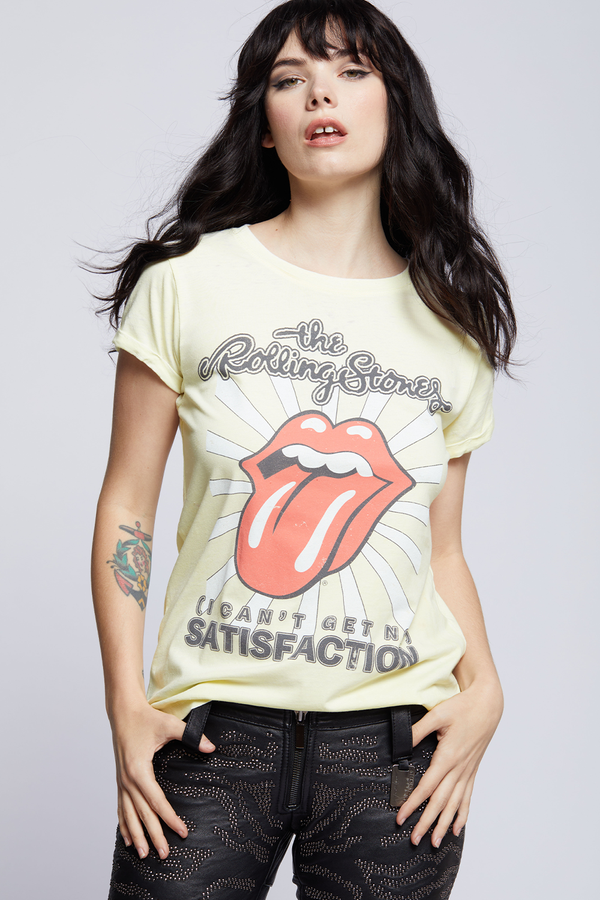 recycled karma The Rolling Stones Satisfaction Slim Fit Graphic Tee