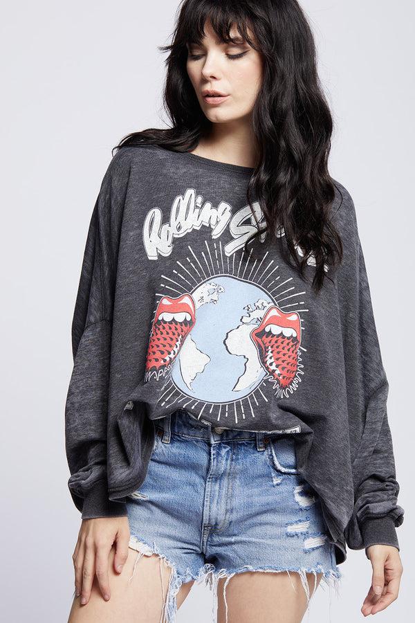 Recycled Karma The Rolling Stones Tour Vintage One-size Sweatshirt