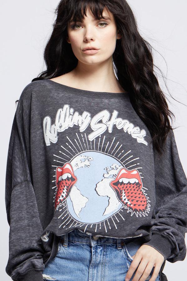 Recycled Karma The Rolling Stones Tour Vintage One-size Sweatshirt