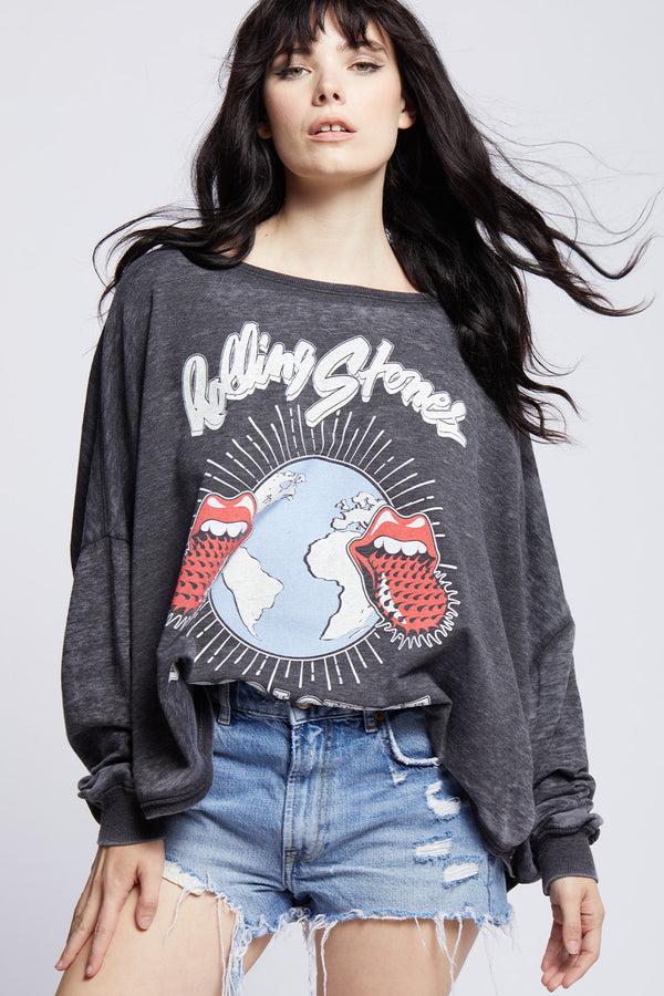 recycled karma The Rolling Stones Tour Vintage One-size Sweatshirt