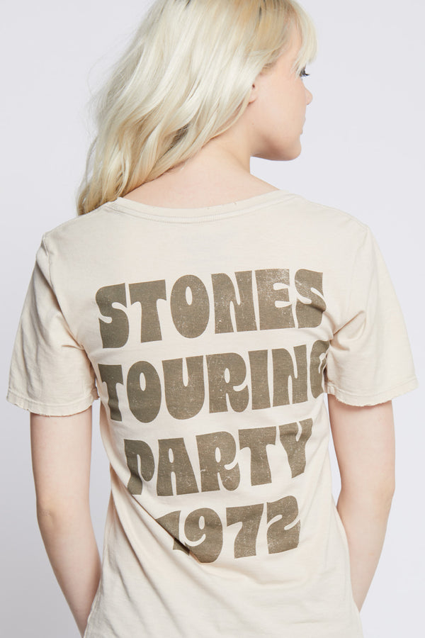 Recycled Karma The Rolling Stones Tumbling Dice Vintage Boyfriend Tee