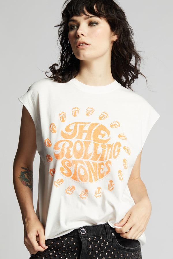 Recycled Karma The Rolling Stones Vintage Cut Sleeve Band Tee