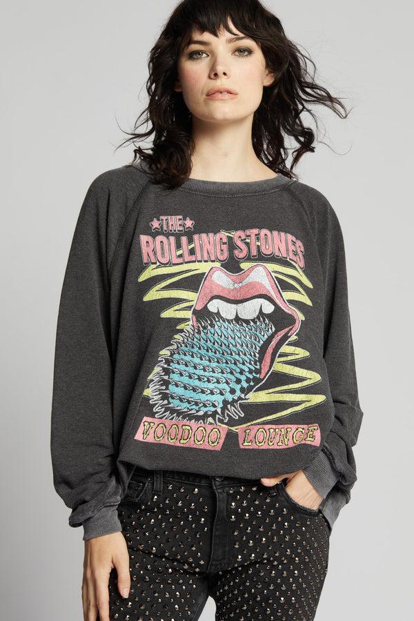 recycled karma The Rolling Stones Voodoo Lounge Oversized Vintage Sweatshirt