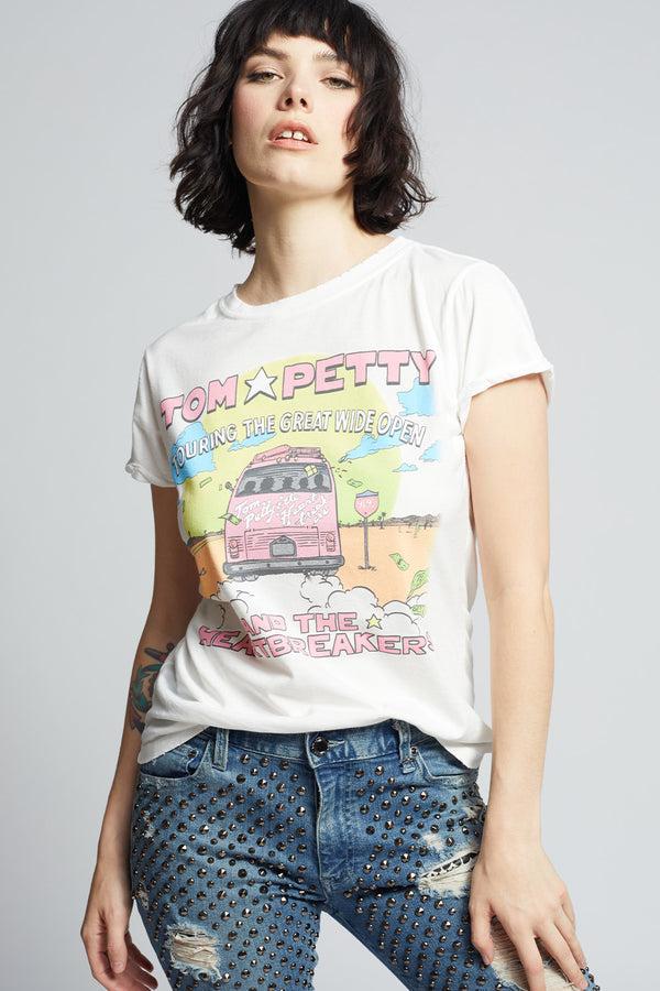 recycled karma Tom Petty & The Heartbreakers Retro Graphic Tee