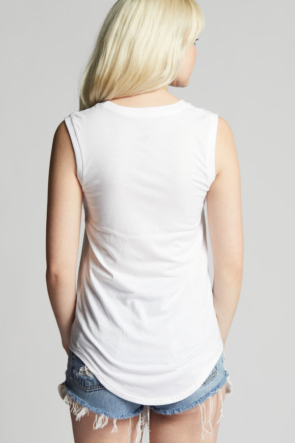 Recycled Karma Vintage-Inspired Miller Lite Muscle Tank