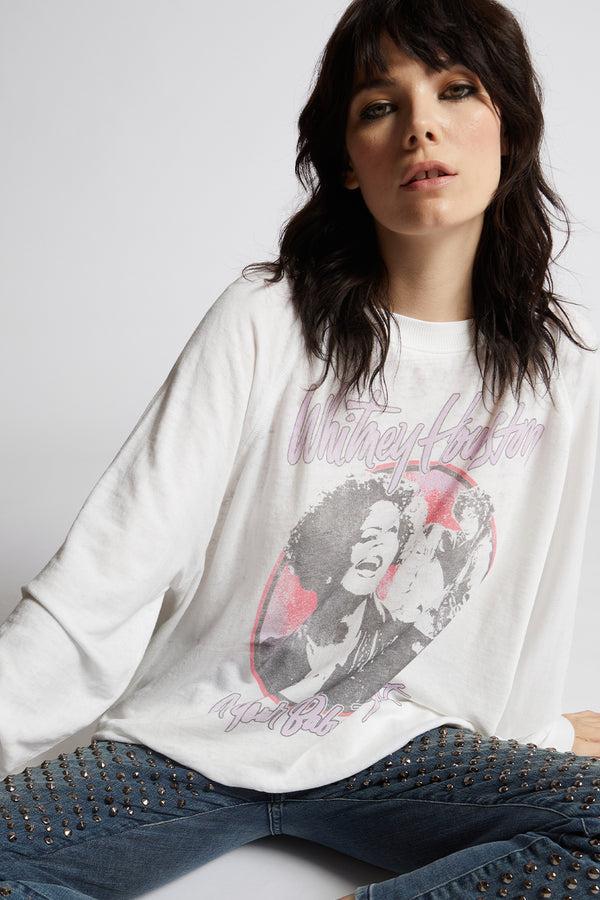 Recycled Karma Whitney Houston I'm Your Baby Tonight Sweatshirt