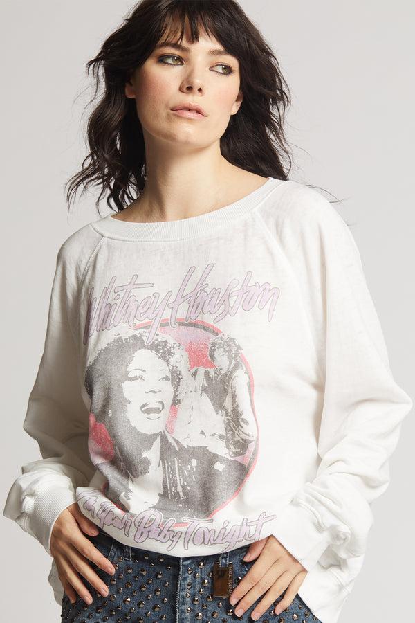 Recycled Karma Whitney Houston I'm Your Baby Tonight Sweatshirt
