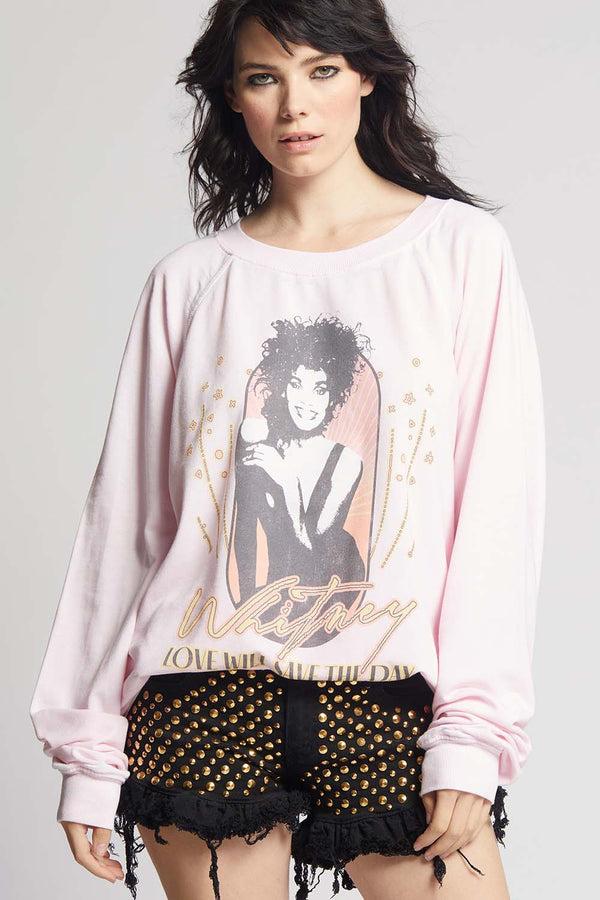 Recycled Karma Whitney Houston Love Will Save The Day Sweatshirt
