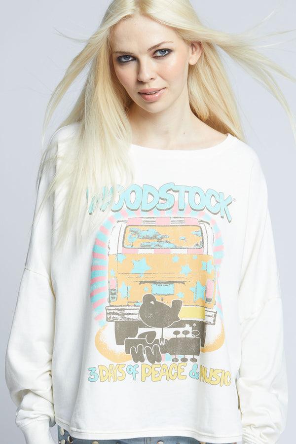 Recycled Karma Woodstock 3 Days Of Peace One Size Sweatshirt