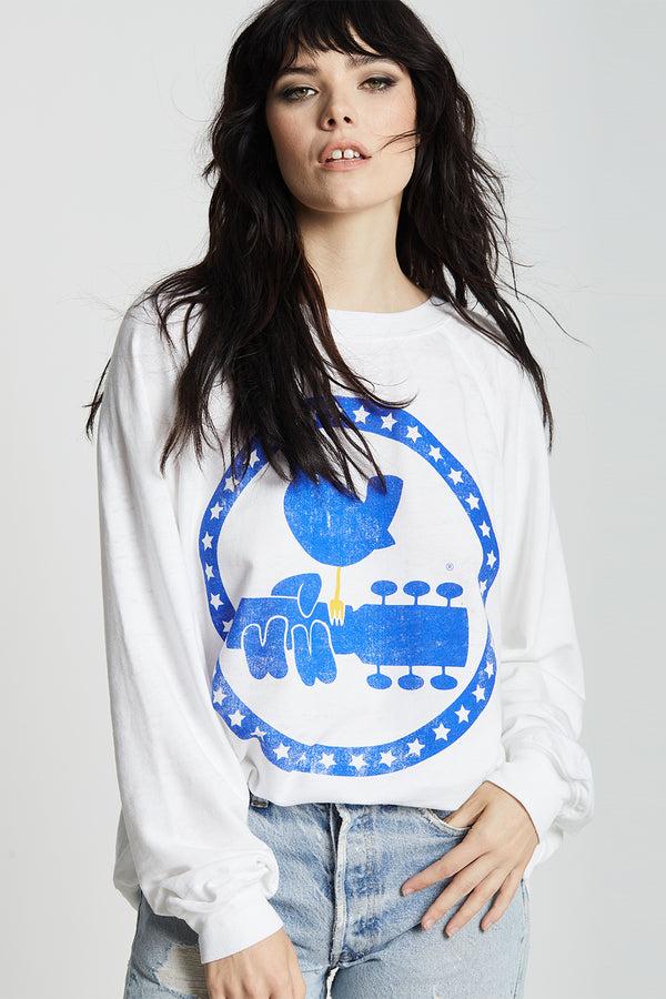 Recycled Karma Woodstock 3 Days Of Peace Oversized Graphic Sweatshirt
