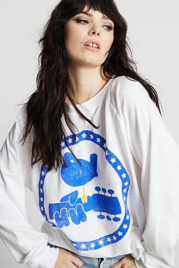 Recycled Karma Woodstock 3 Days Of Peace Oversized Graphic Sweatshirt