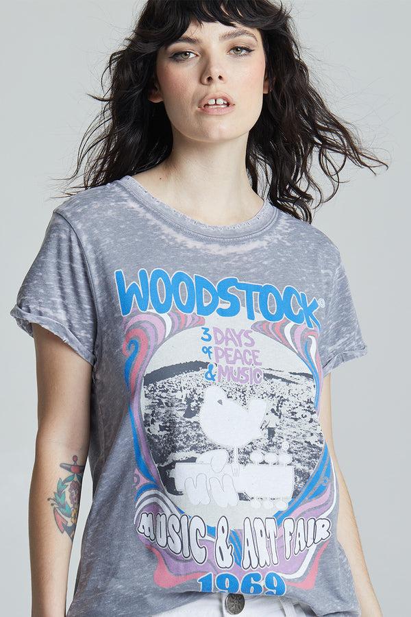 Recycled Karma Woodstock Music & Art Fair Retro Graphic Tee