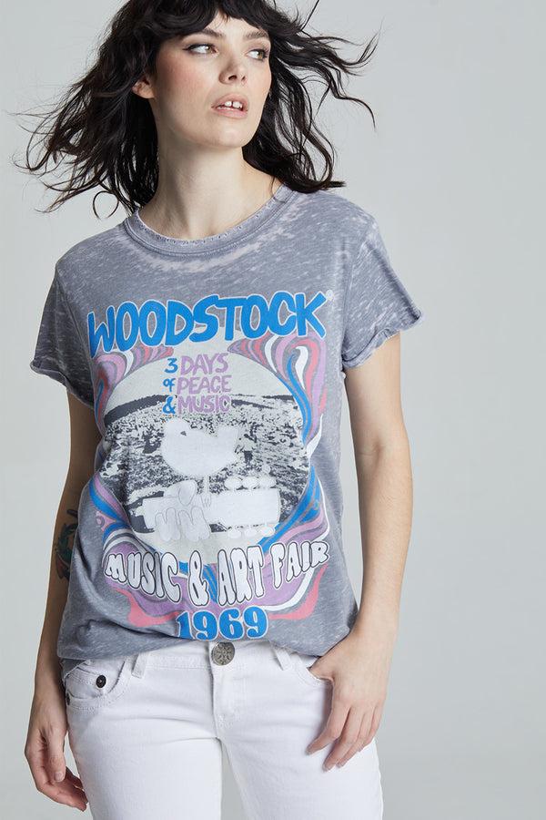 Recycled Karma Woodstock Music & Art Fair Retro Graphic Tee