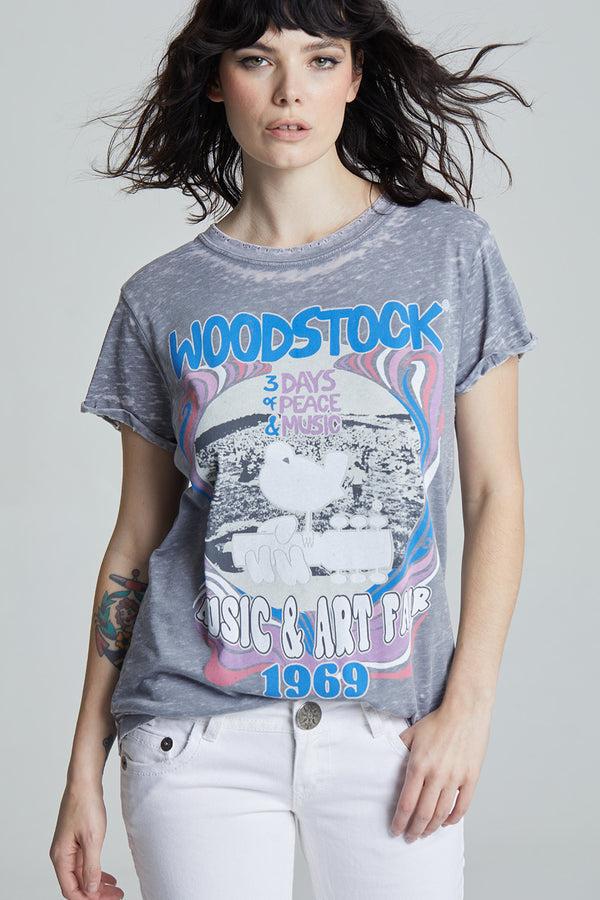 recycled karma Woodstock Music & Art Fair Retro Graphic Tee