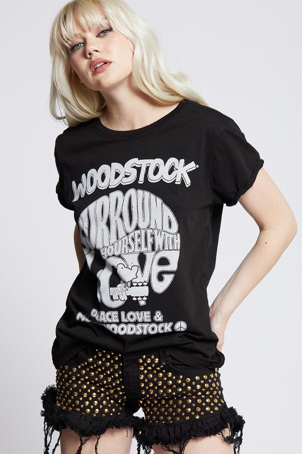 Recycled Karma Woodstock Surround Yourself With Love Tee