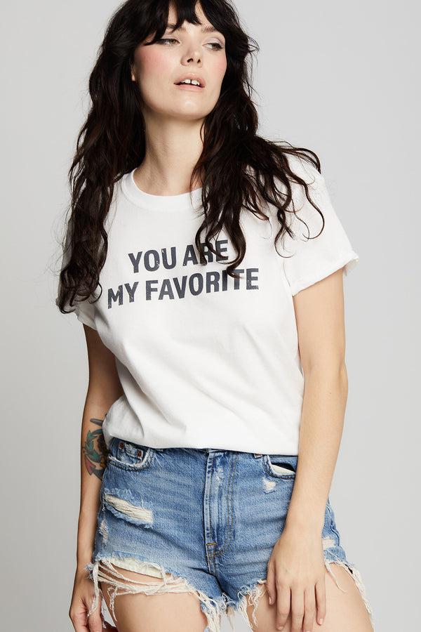 Recycled Karma You Are My Favorite Minimalist Statement Tee