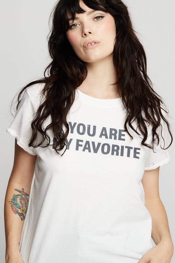 Recycled Karma You Are My Favorite Minimalist Statement Tee