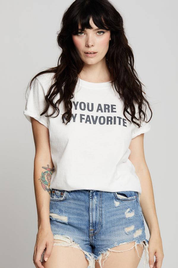 recycled karma You Are My Favorite Minimalist Statement Tee