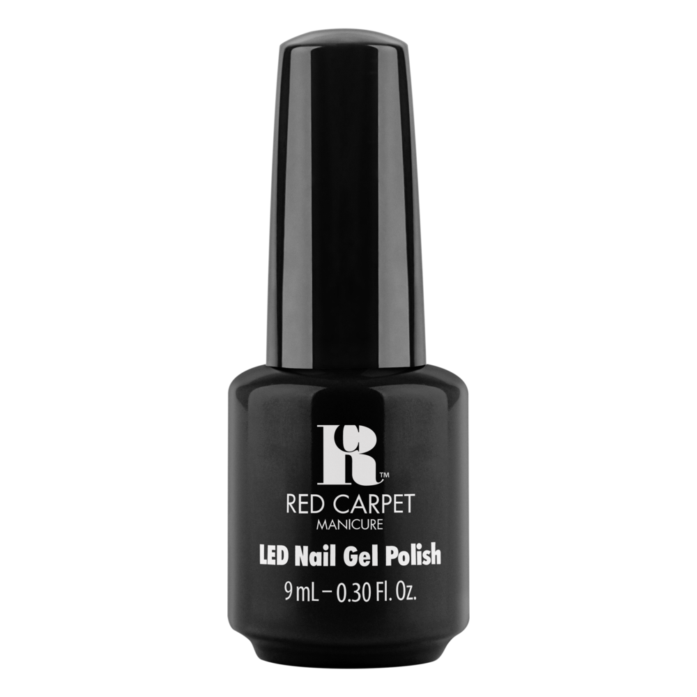 red carpet manicure Black Stretch Limo LED Nail Gel Polish 0.3 fl oz