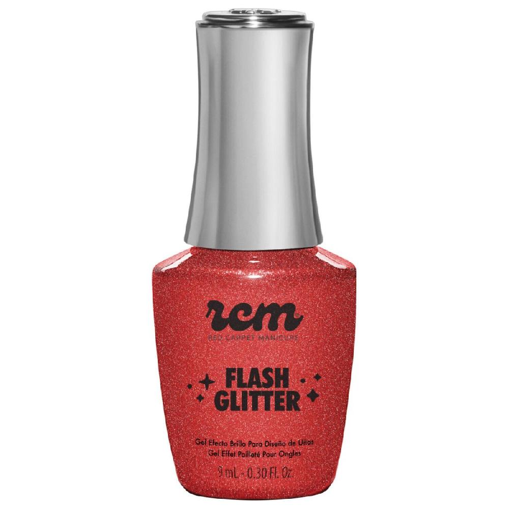 red carpet manicure Disco Cherry Flash Glitter 0.3 fl oz