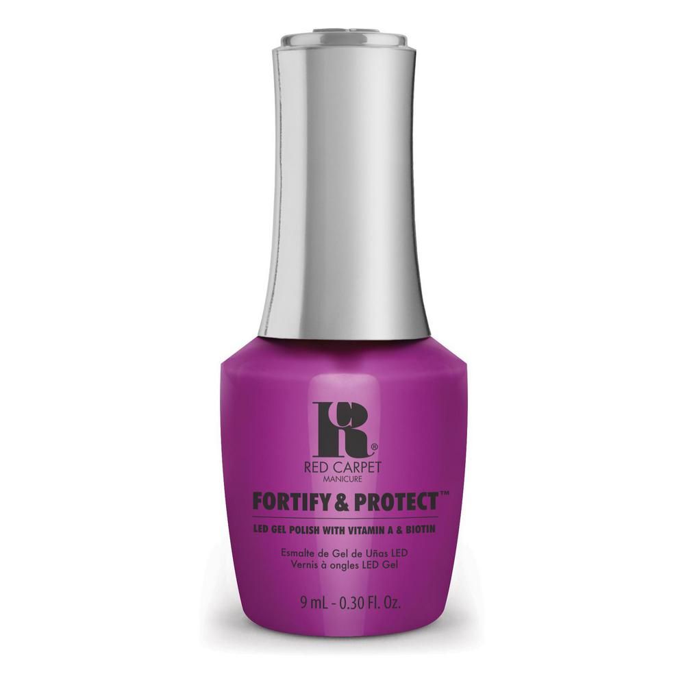 red carpet manicure Fortify and Protect Beaches & Bikinis LED Nail Gel Color 0.3 fl oz