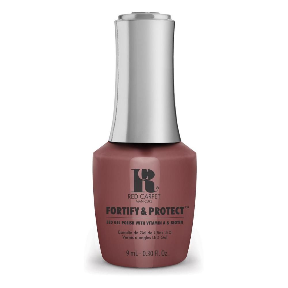 red carpet manicure Fortify & Protect Behind The Camera LED Nail Gel Color 0.3 fl oz