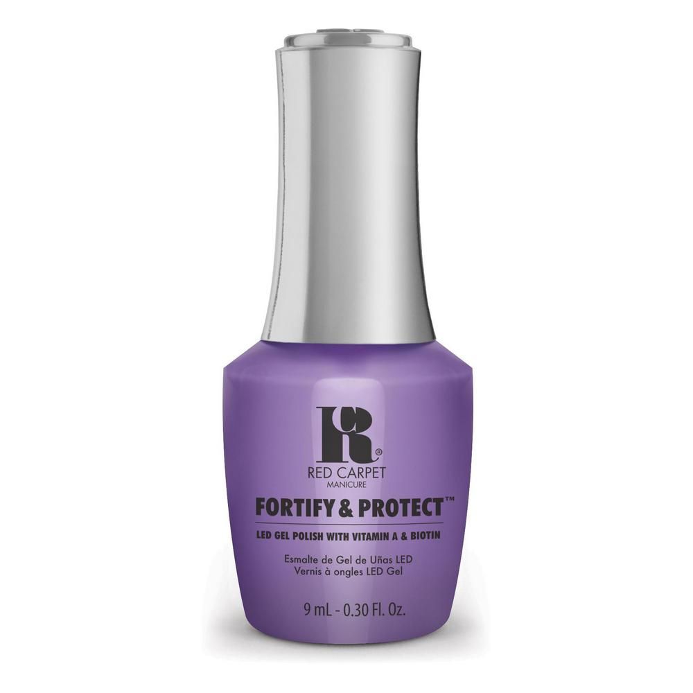 red carpet manicure Fortify & Protect Blockbuster Babe LED Nail Gel Color 0.3 fl oz