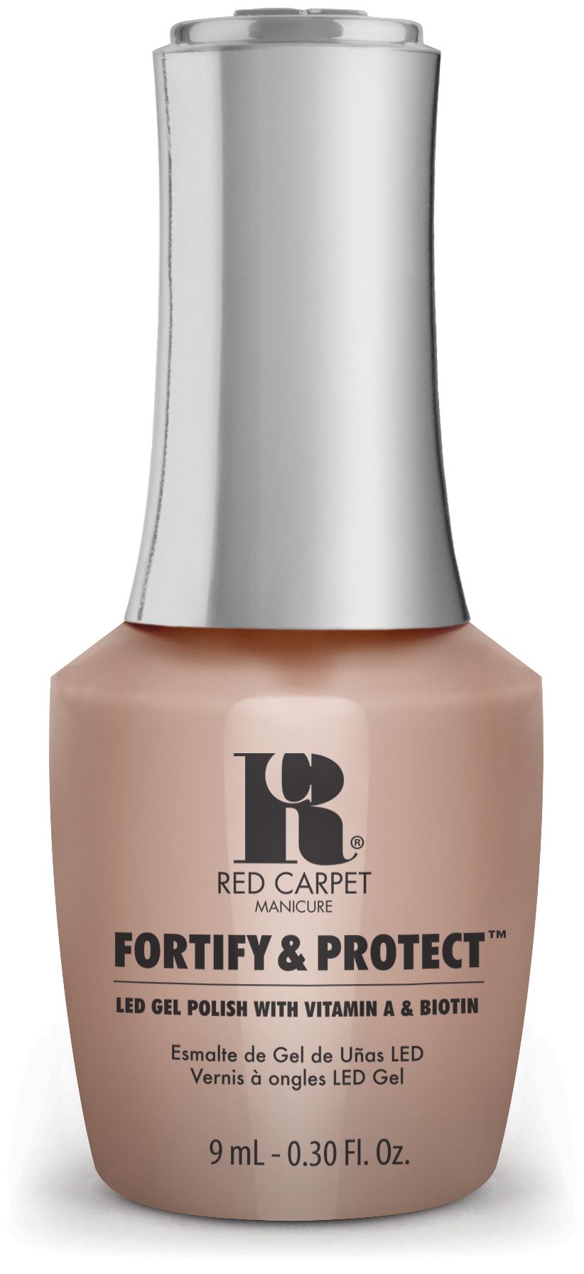red carpet manicure Fortify & Protect Champagne Showers LED Nail Gel Color 0.3 fl oz