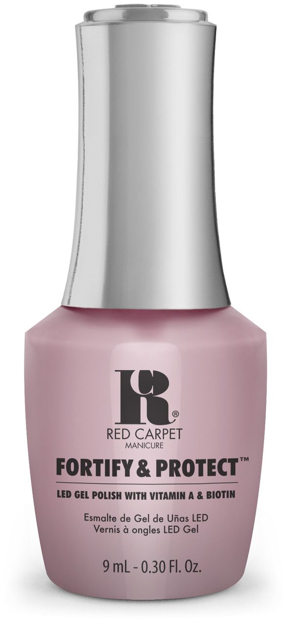 red carpet manicure Fortify & Protect Designer Darling LED Nail Gel Color 0.3 fl oz