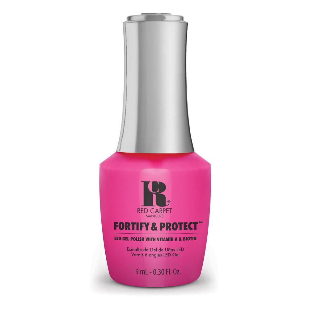 red carpet manicure Fortify & Protect Dressed To Impress LED Nail Gel Color 0.3 fl oz