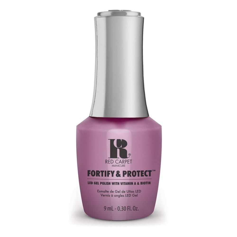 red carpet manicure Fortify & Protect Lavender Skies LED Nail Gel Color 0.3 fl oz