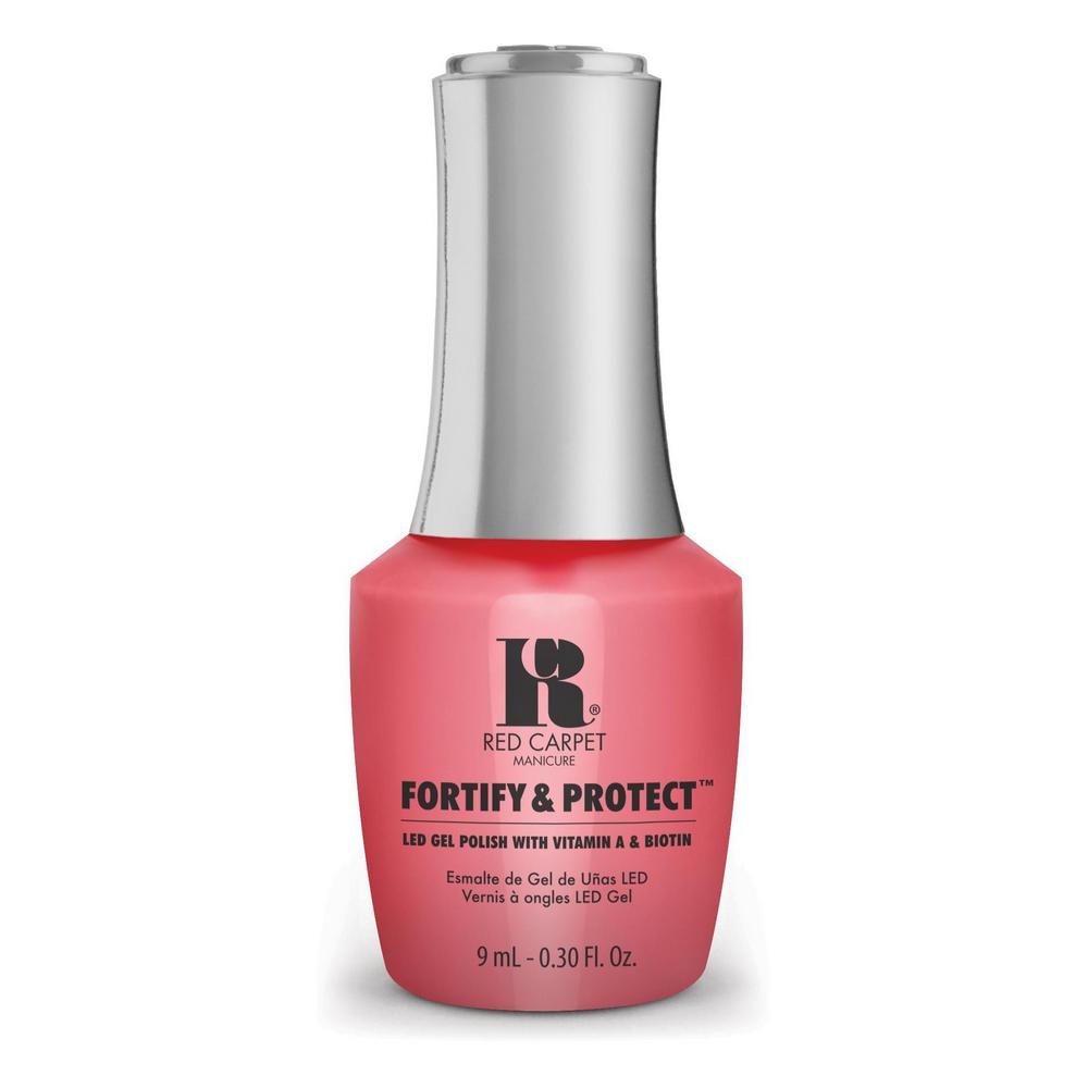 red carpet manicure Fortify & Protect On Set Antics LED Nail Gel Color 0.3 fl oz