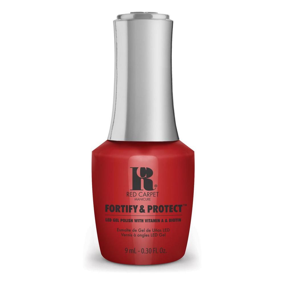 red carpet manicure Fortify & Protect On The Big Screen LED Nail Gel Color 0.3 fl oz
