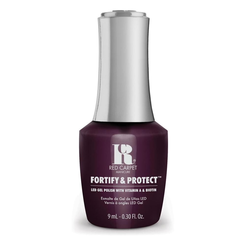 red carpet manicure Fortify & Protect Paris At Midnight LED Nail Gel Color 0.3 fl oz
