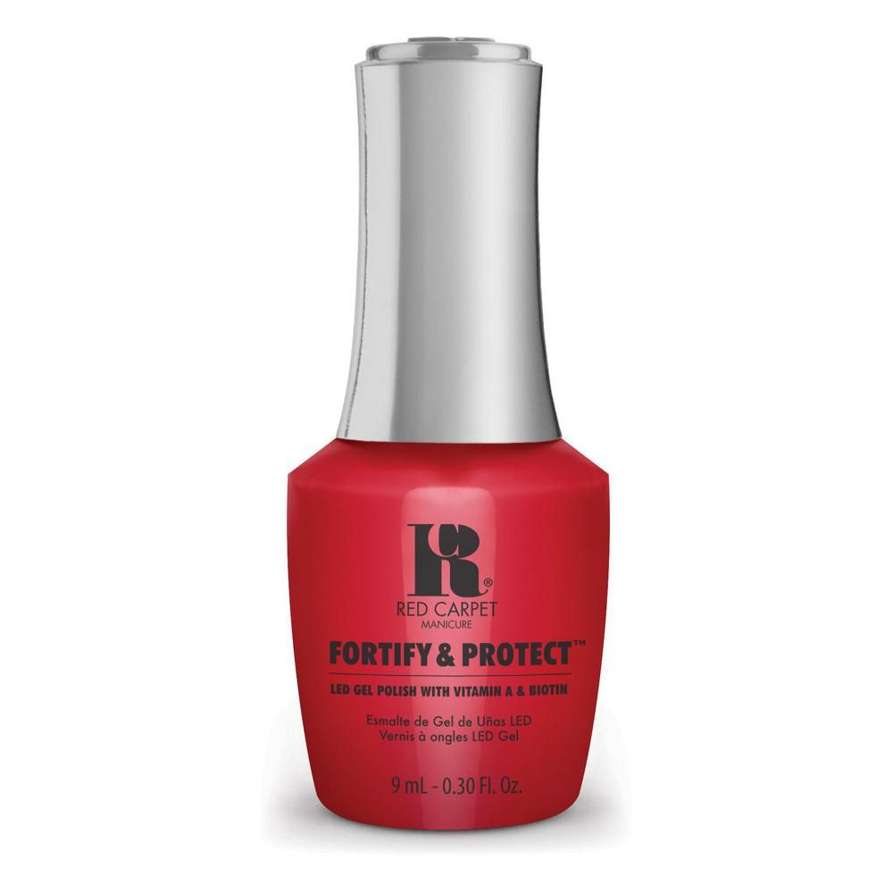red carpet manicure Fortify & Protect Red Carpet Premiere LED Nail Gel Color 0.3 fl oz