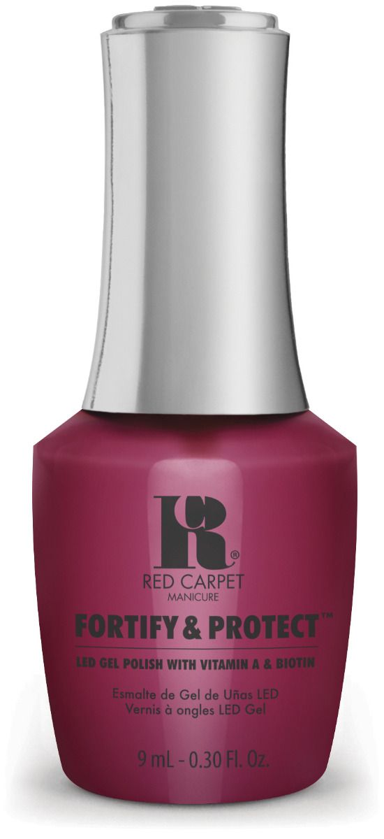 Red Carpet Manicure Fortify & Protect Runway Darling LED Nail Gel Color 0.3 Fl Oz