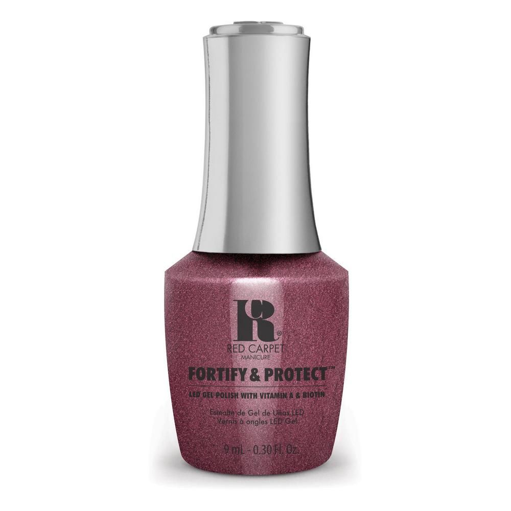 red carpet manicure Fortify & Protect Showcopper LED Nail Gel Color 0.3 fl oz
