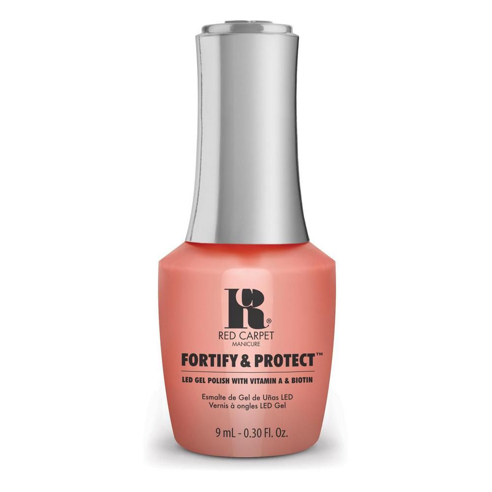 red carpet manicure Fortify & Protect Sunset Cruising LED Nail Gel Color 0.3 fl oz